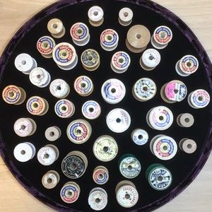 45 Vintage Empty Thread Spools